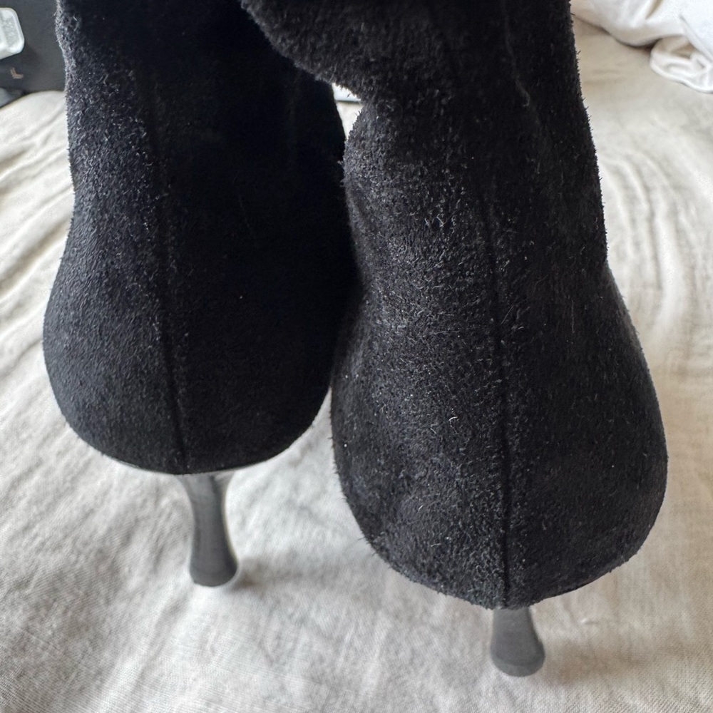 Rag and Bone Brea Slouch Boot in Black Suede - Picture 6 of 8